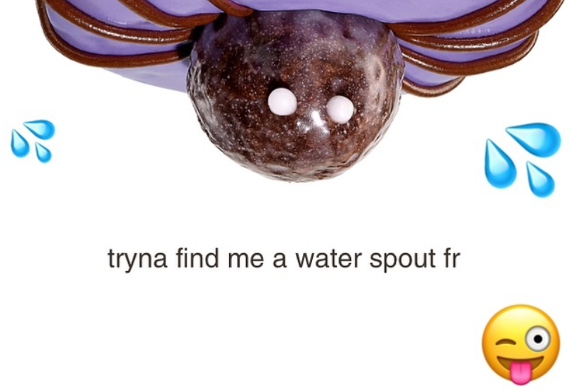 tryna find me a water spout fr Images via @dunkin